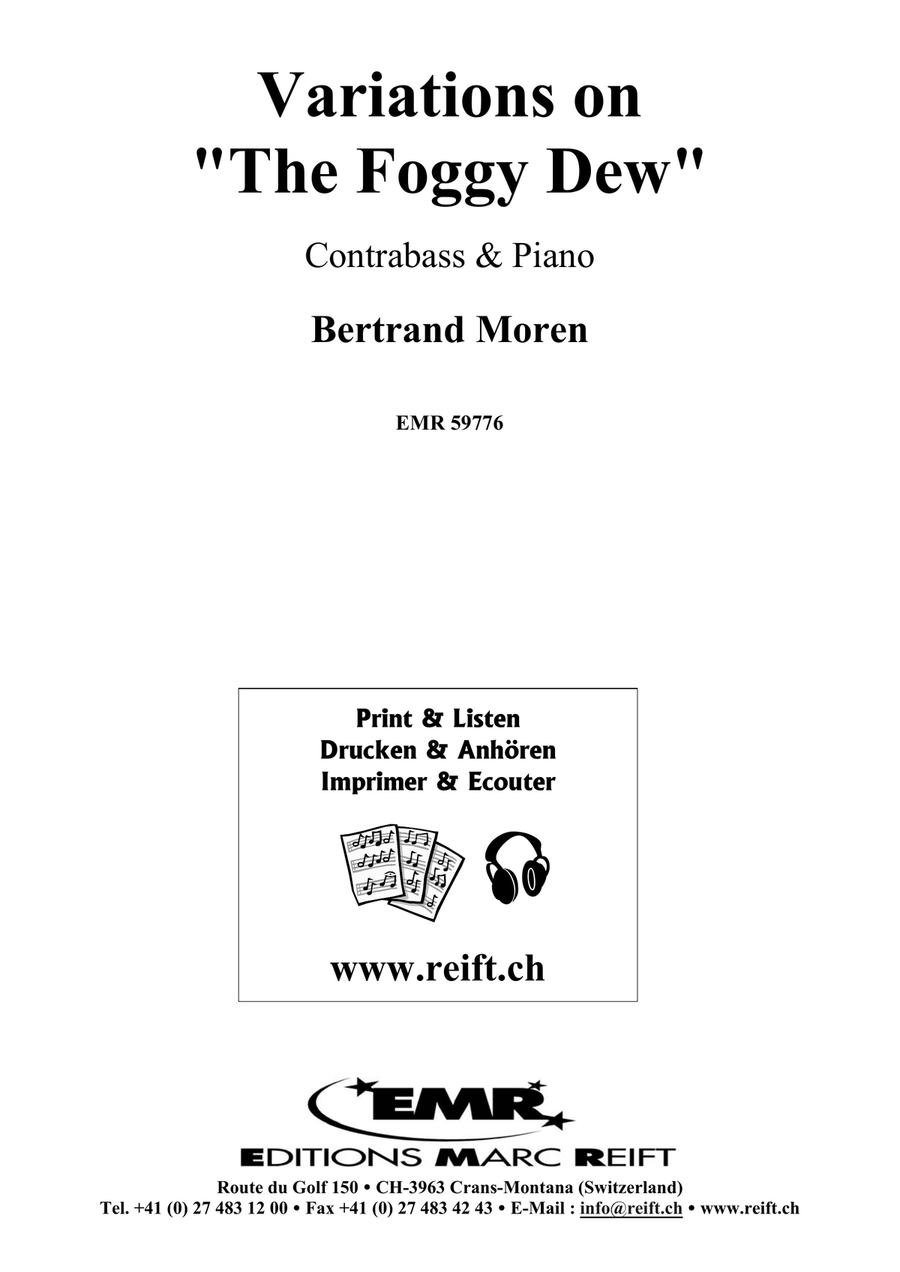 Variations on The Foggy Dew Double Bass scores gallery preview page 2