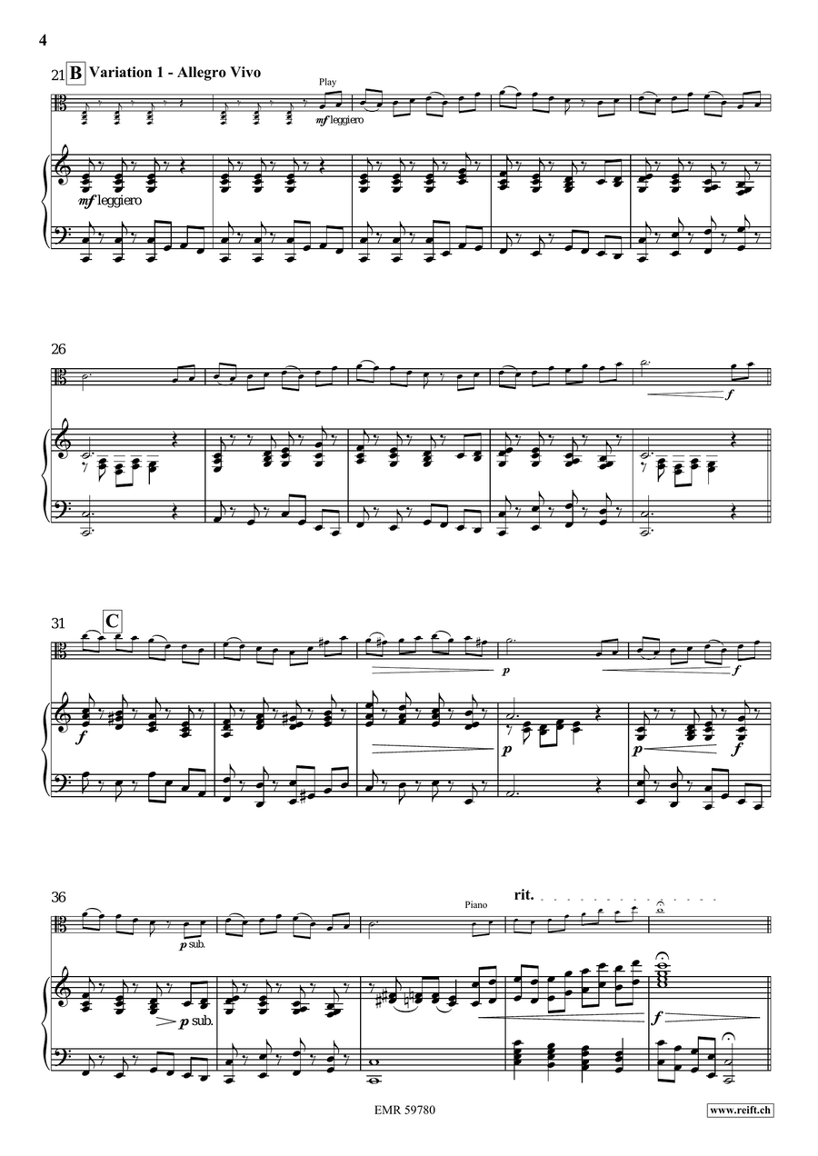 Variations on The Foggy Dew Piano Accompaniment scores gallery preview page 6