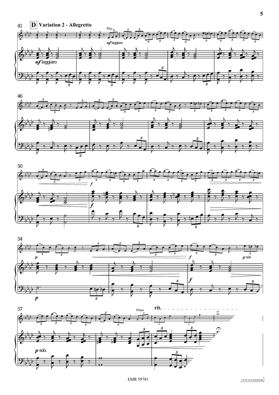 Variations on The Foggy Dew Piano Accompaniment scores gallery preview page 7