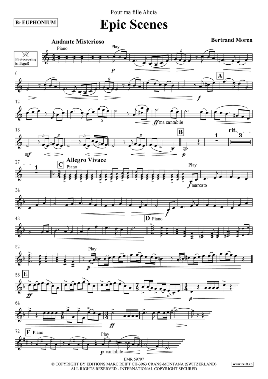 Epic Scenes Epic Scenes Euphonium scores gallery preview page 4