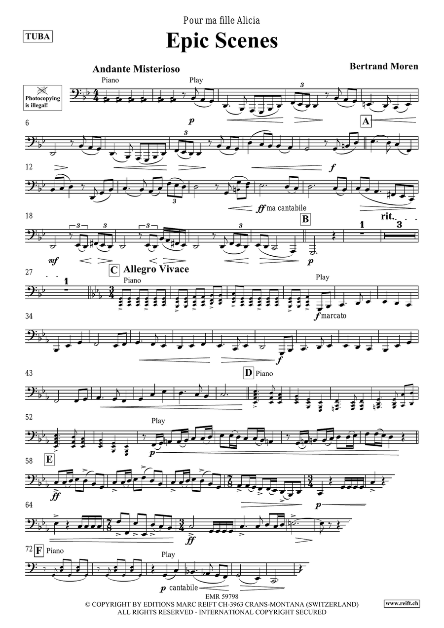 Epic Scenes Epic Scenes Tuba scores gallery preview page 4