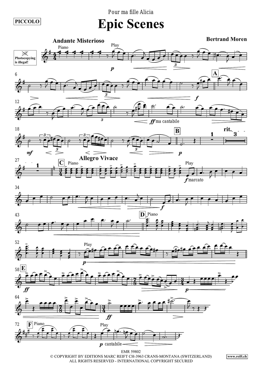Epic Scenes Epic Scenes Piccolo scores gallery preview page 4