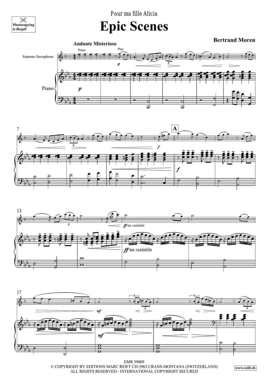 Epic Scenes Epic Scenes Soprano Saxophone scores gallery preview page 5