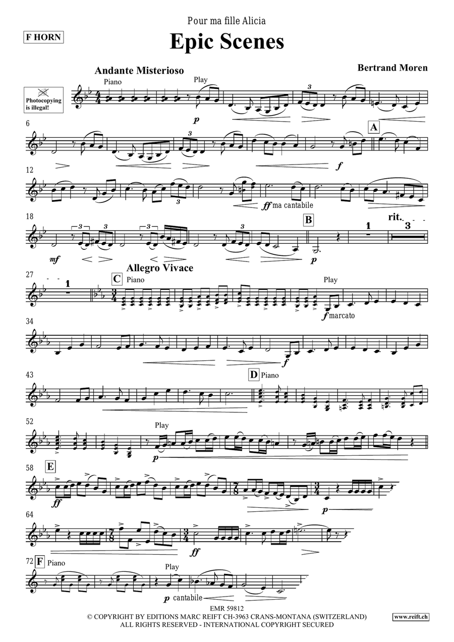 Epic Scenes Epic Scenes Horn scores gallery preview page 4