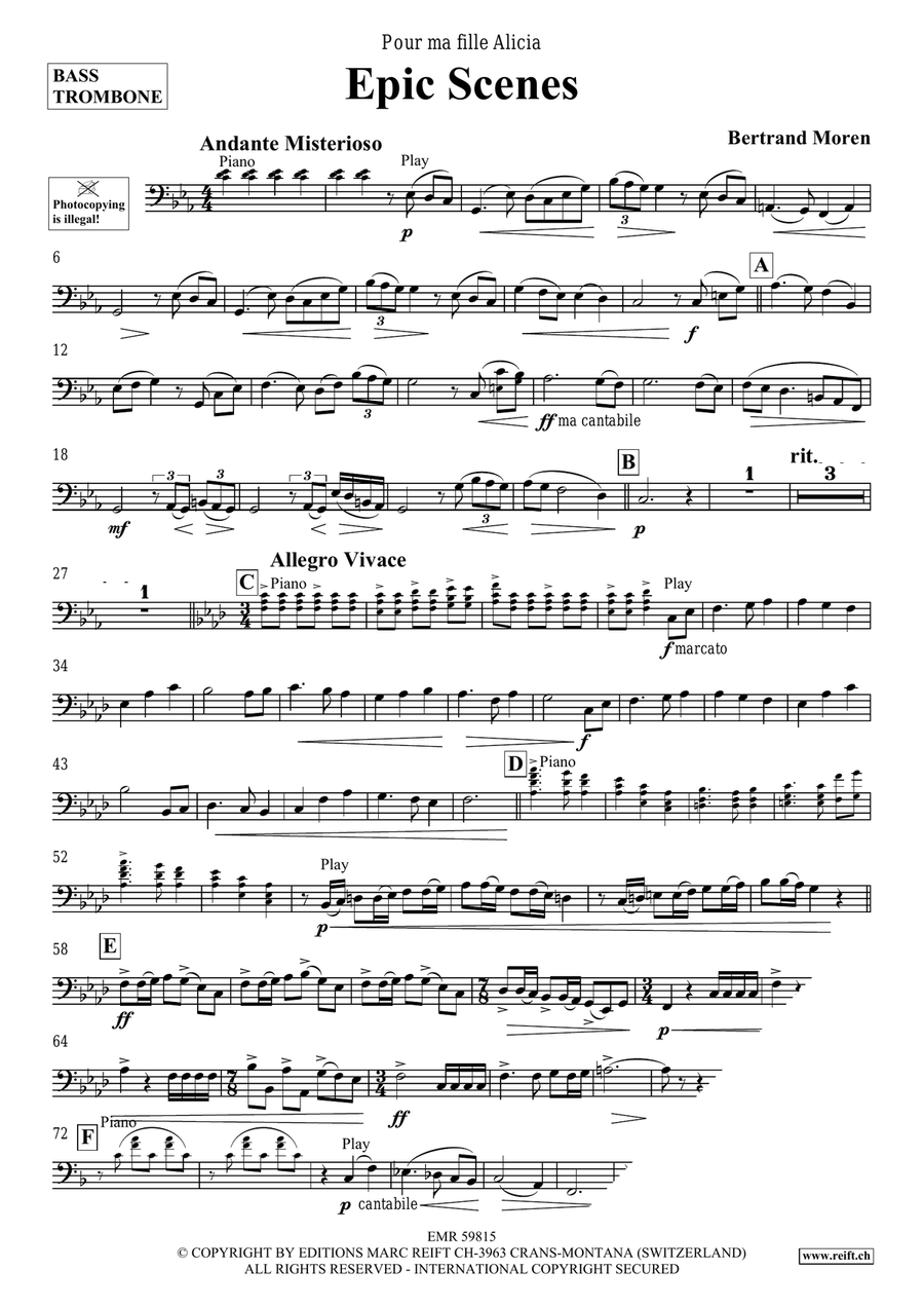 Epic Scenes Epic Scenes Bass Trombone scores gallery preview page 4