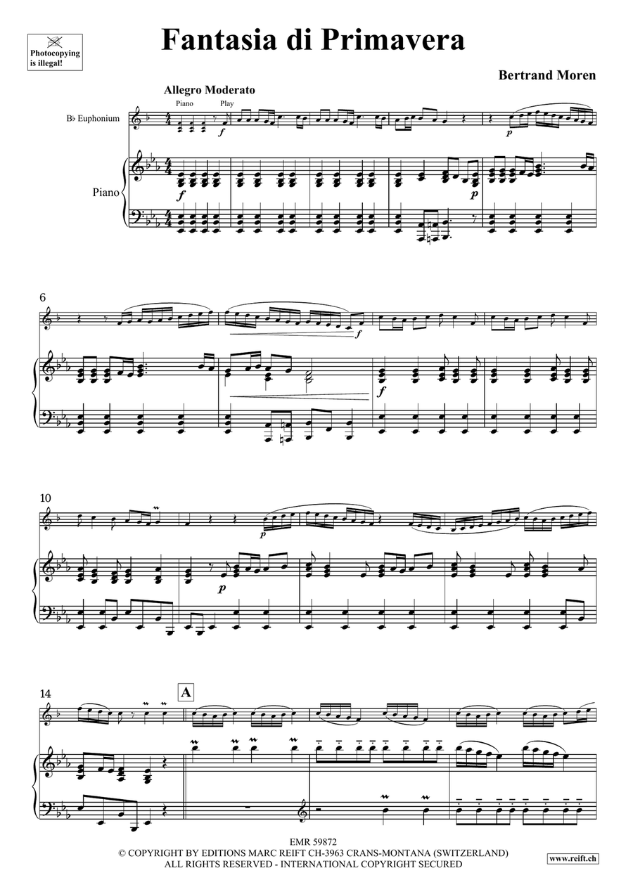 Fantasia di Primavera Fantasia di Primavera Euphonium scores gallery preview page 4