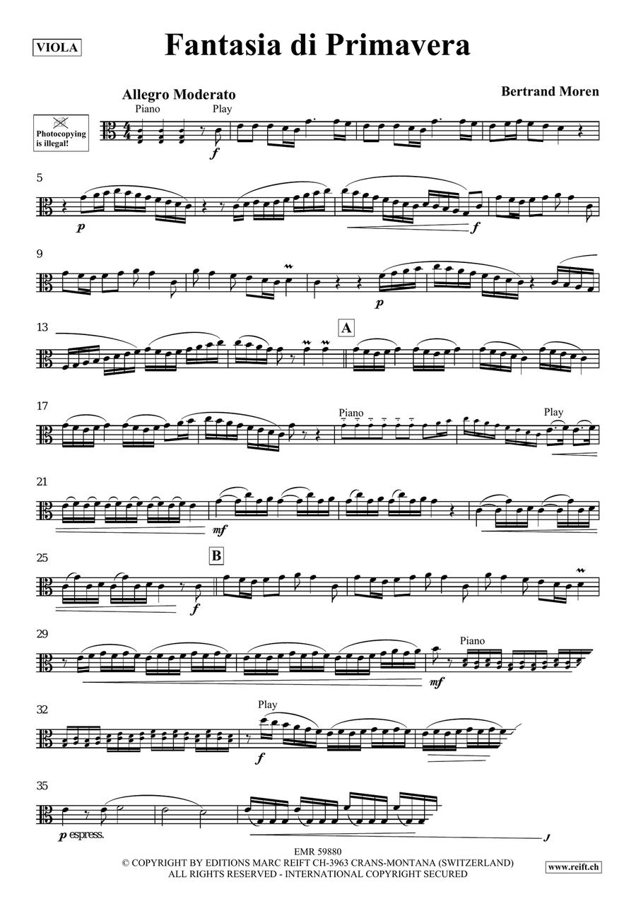 Fantasia di Primavera Fantasia di Primavera Piano Accompaniment scores gallery preview page 4