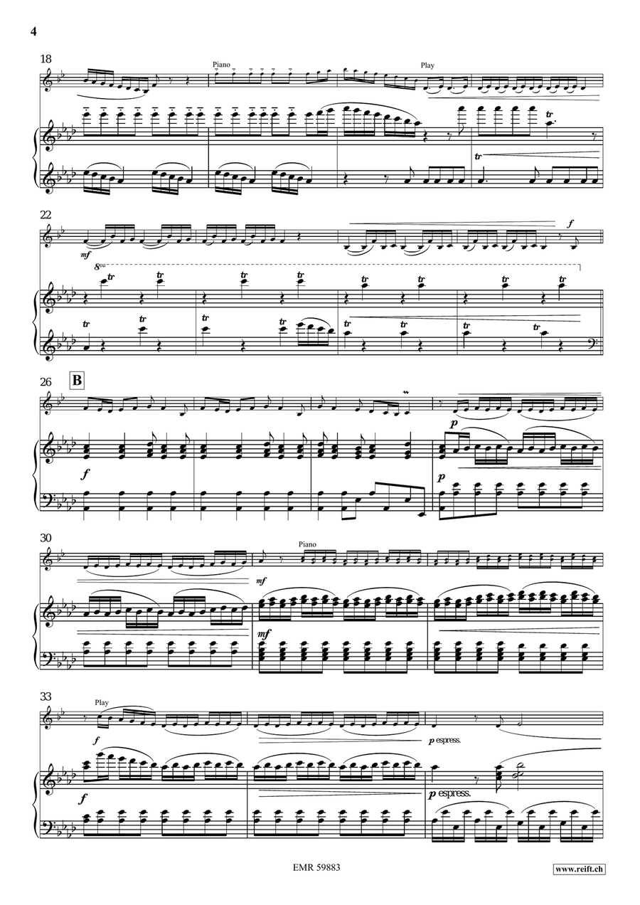 Fantasia di Primavera Fantasia di Primavera Bass Clarinet scores gallery preview page 6