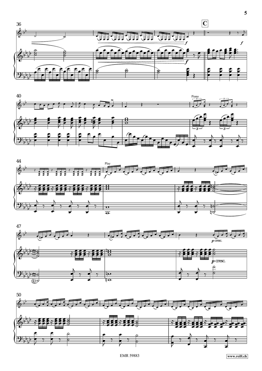 Fantasia di Primavera Fantasia di Primavera Bass Clarinet scores gallery preview page 7