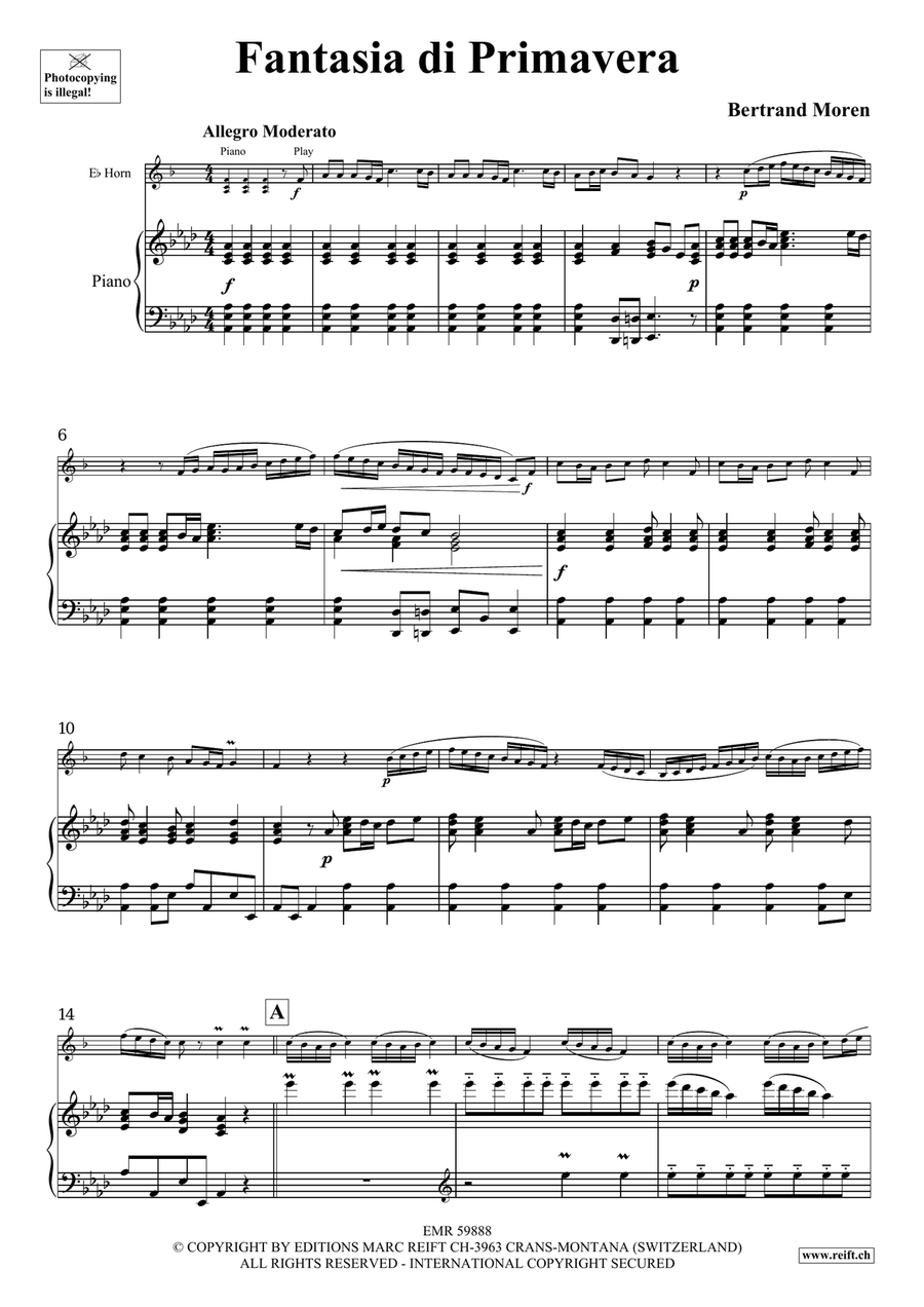 Fantasia di Primavera Fantasia di Primavera Horn scores gallery preview page 5