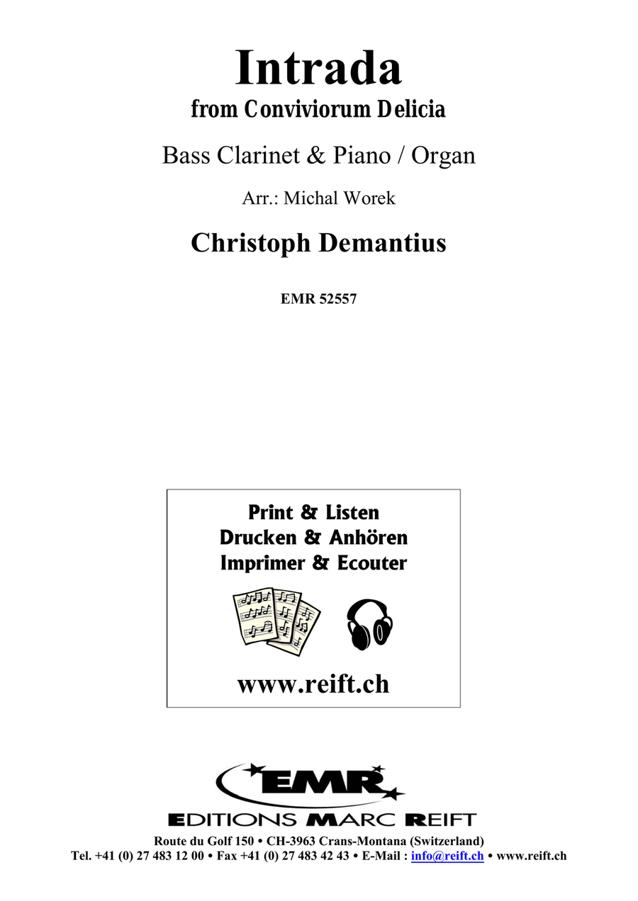 Intrada Intrada Bass Clarinet scores gallery preview page 2