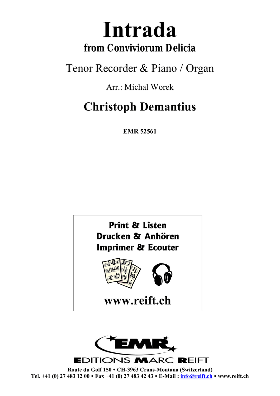 Intrada Intrada Tenor Recorder scores gallery preview page 2