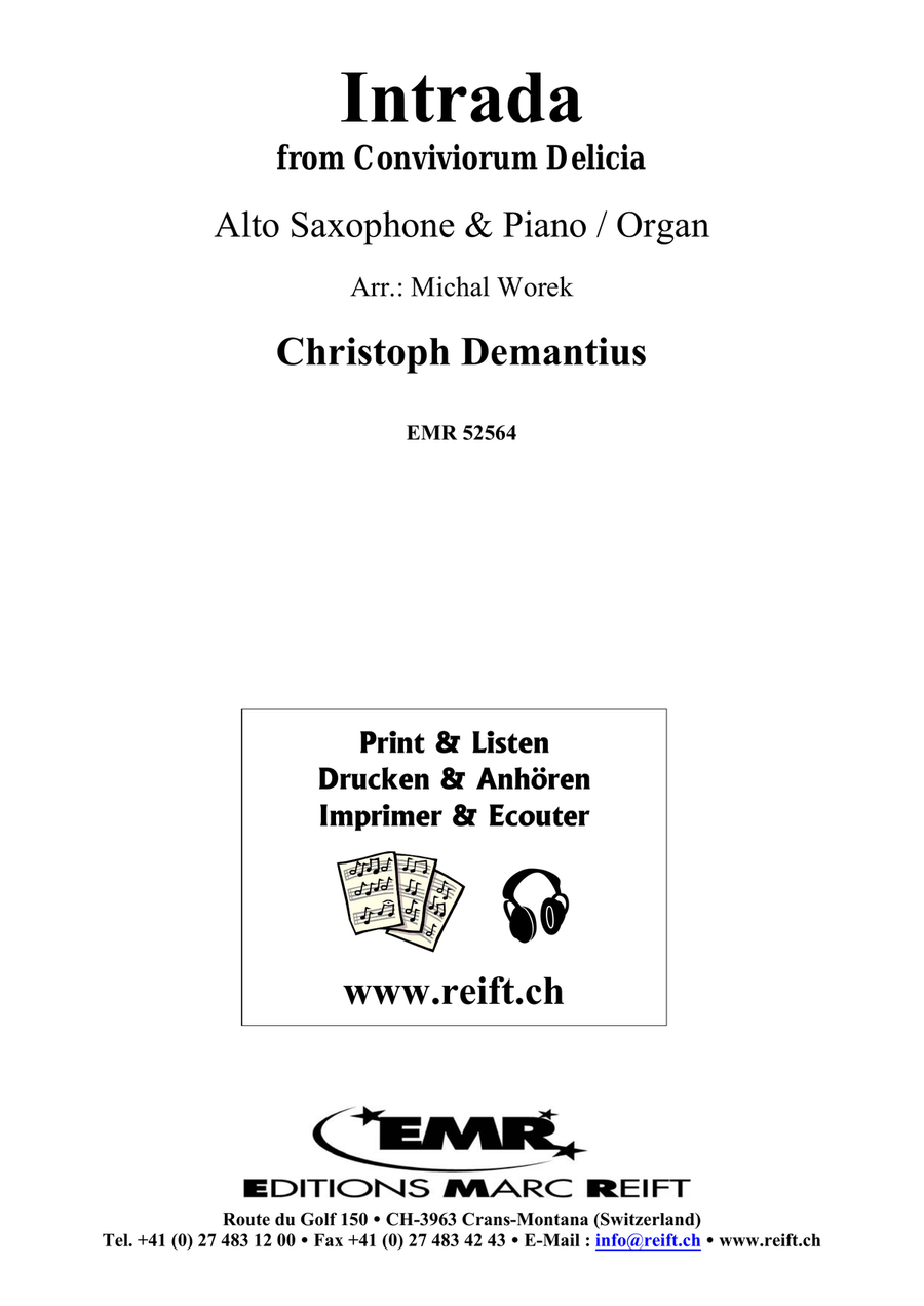 Intrada Intrada Alto Saxophone scores gallery preview page 2