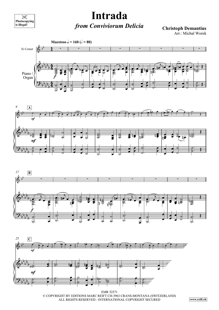 Intrada Intrada Cornet scores gallery preview page 3