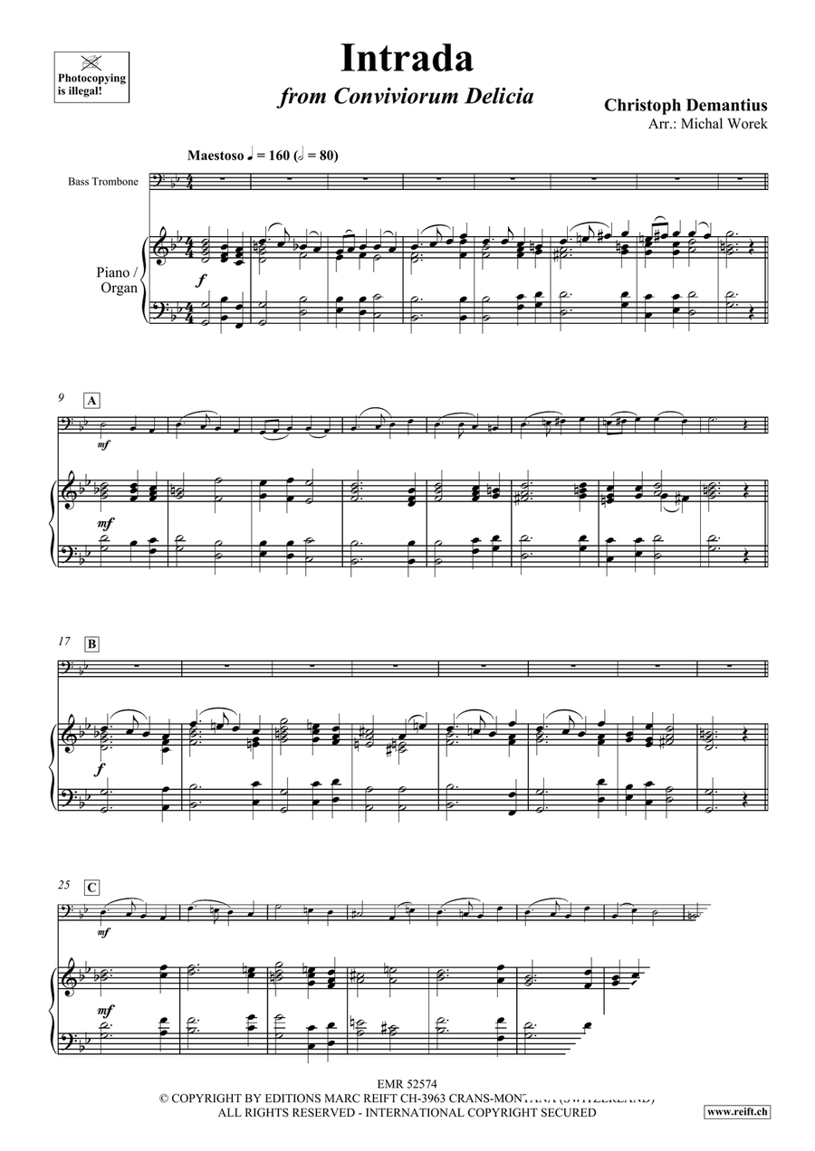 Intrada Intrada Trombone scores gallery preview page 3