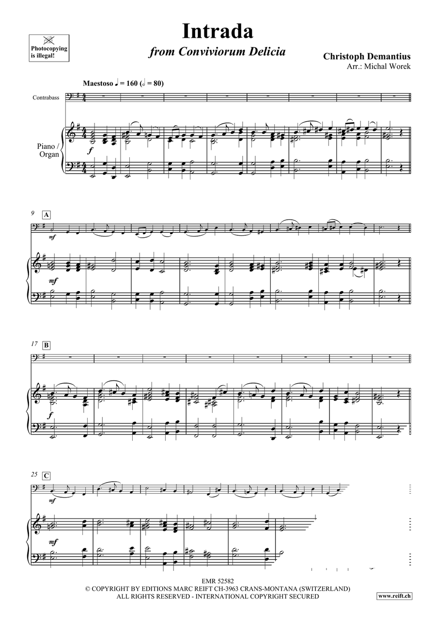 Intrada Intrada Double Bass scores gallery preview page 3