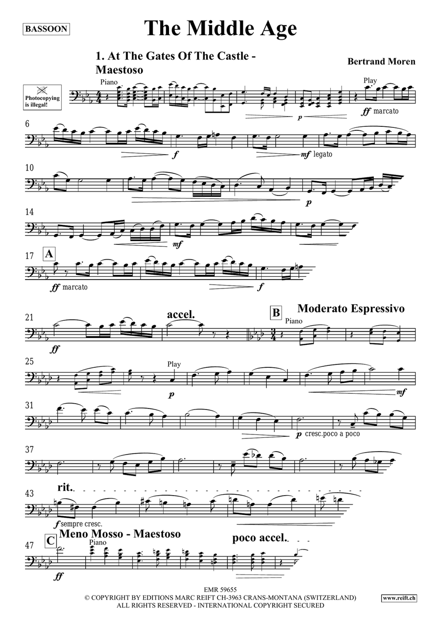 The Middle Age The Middle Age Bassoon Solo scores gallery preview page 4