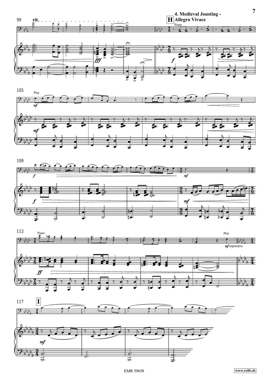 The Middle Age The Middle Age Piano Accompaniment scores gallery preview page 9