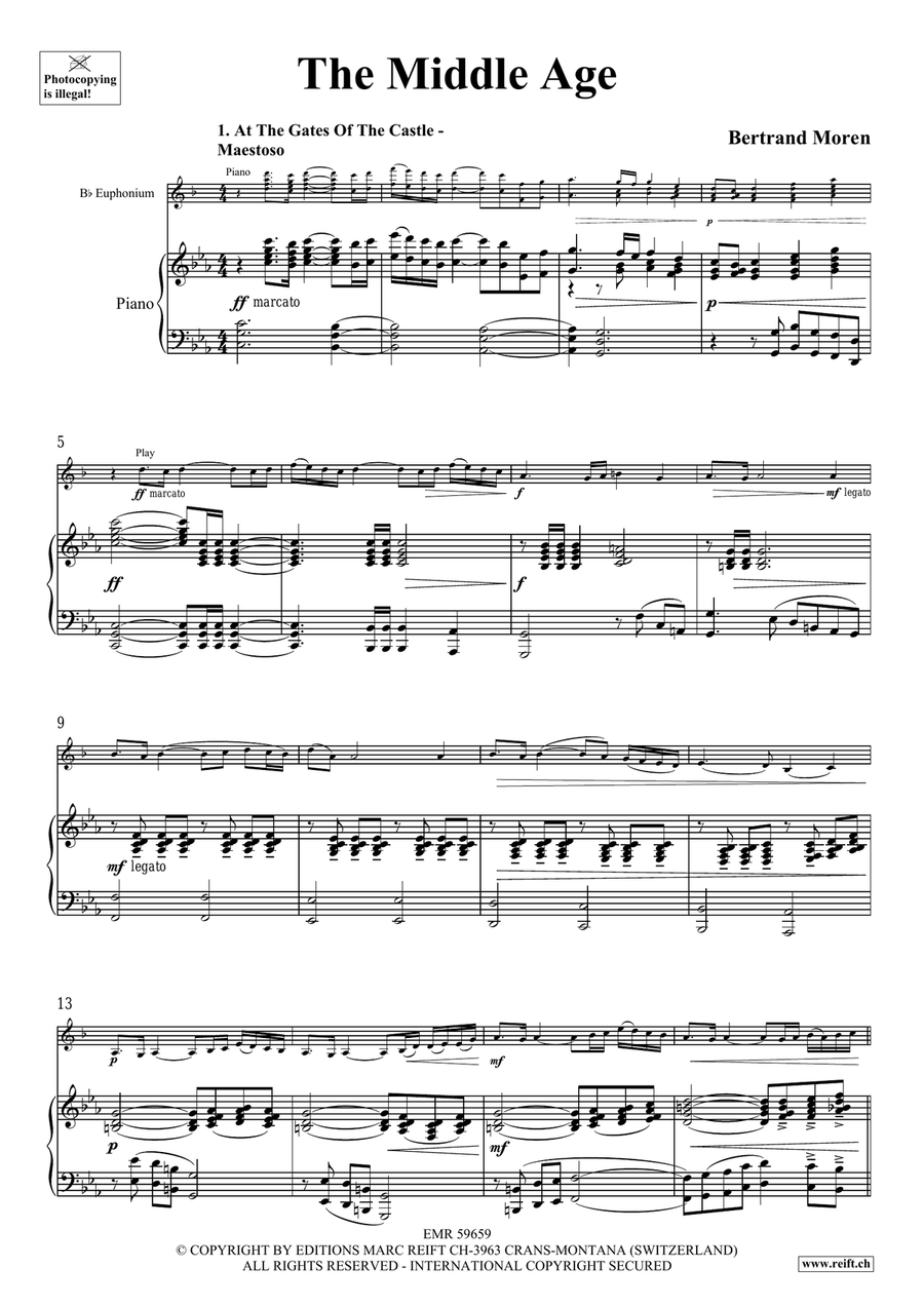 The Middle Age The Middle Age Euphonium scores gallery preview page 5