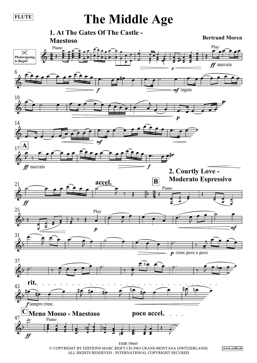 The Middle Age The Middle Age Flute Solo scores gallery preview page 4