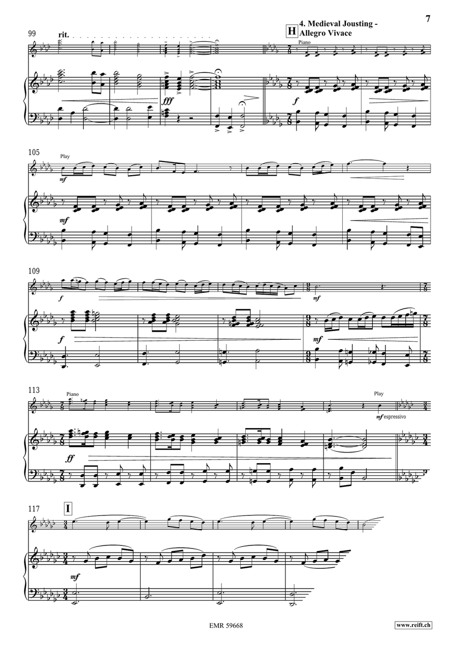 The Middle Age The Middle Age Piano Accompaniment scores gallery preview page 9
