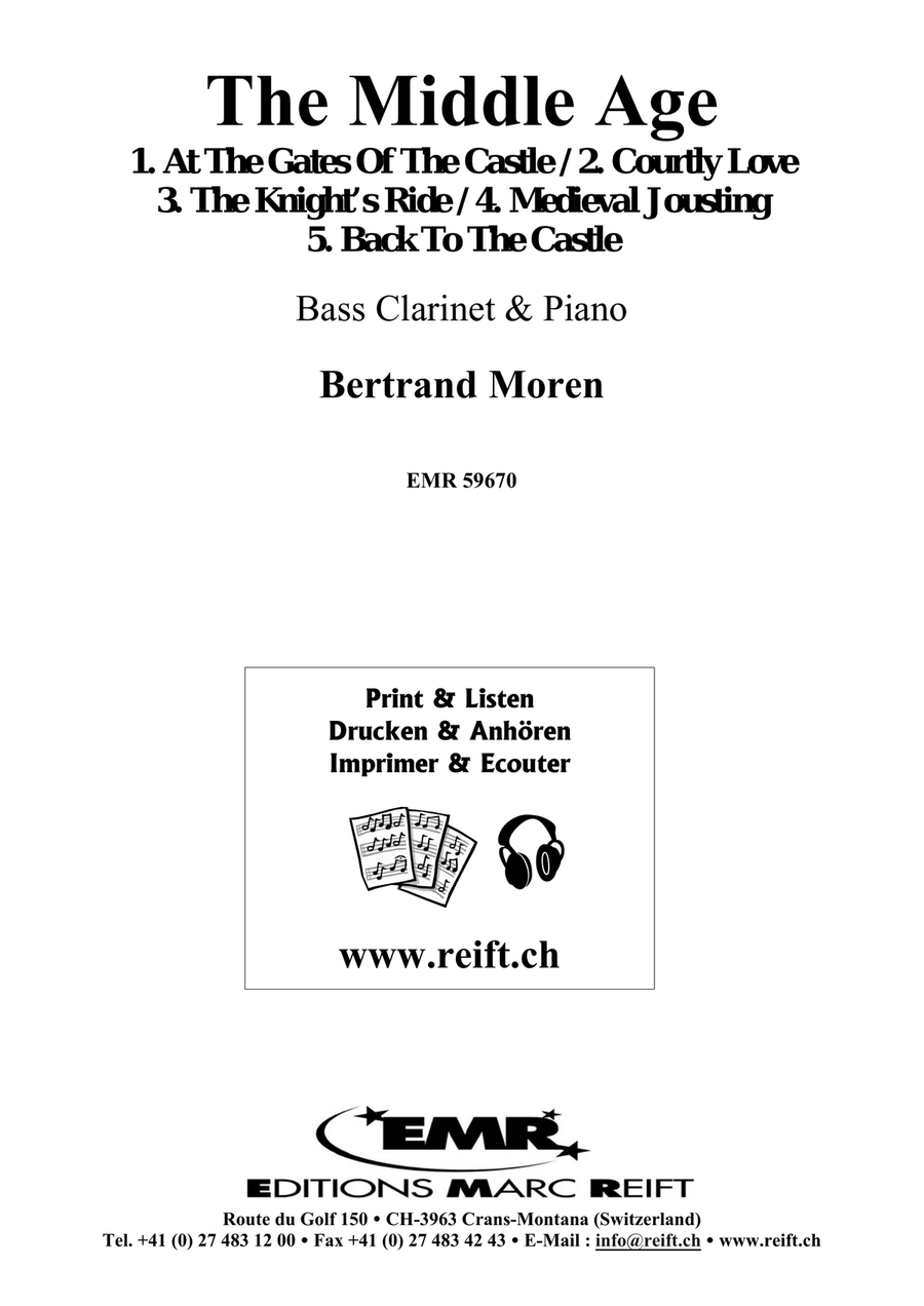 The Middle Age The Middle Age Bass Clarinet scores gallery preview page 2