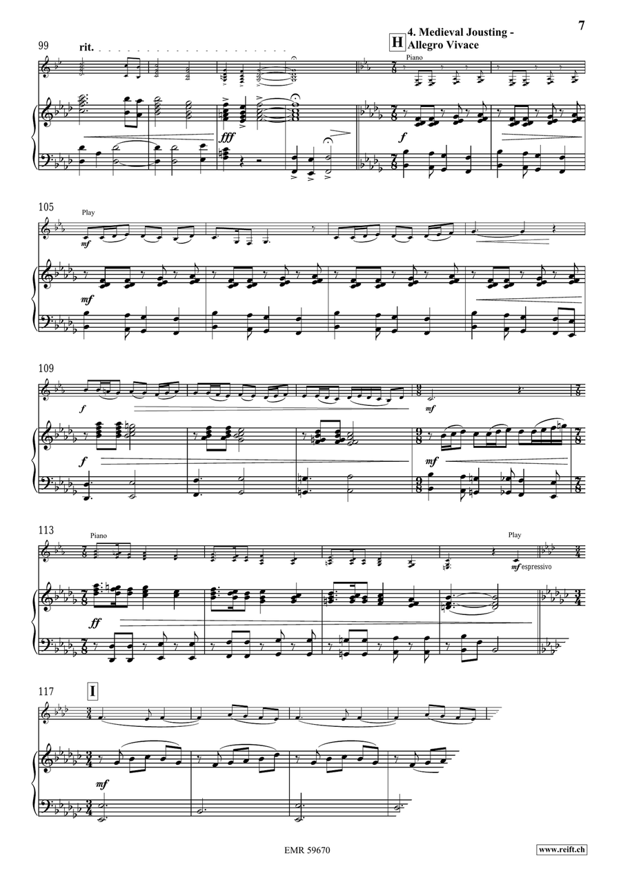 The Middle Age The Middle Age Bass Clarinet scores gallery preview page 9