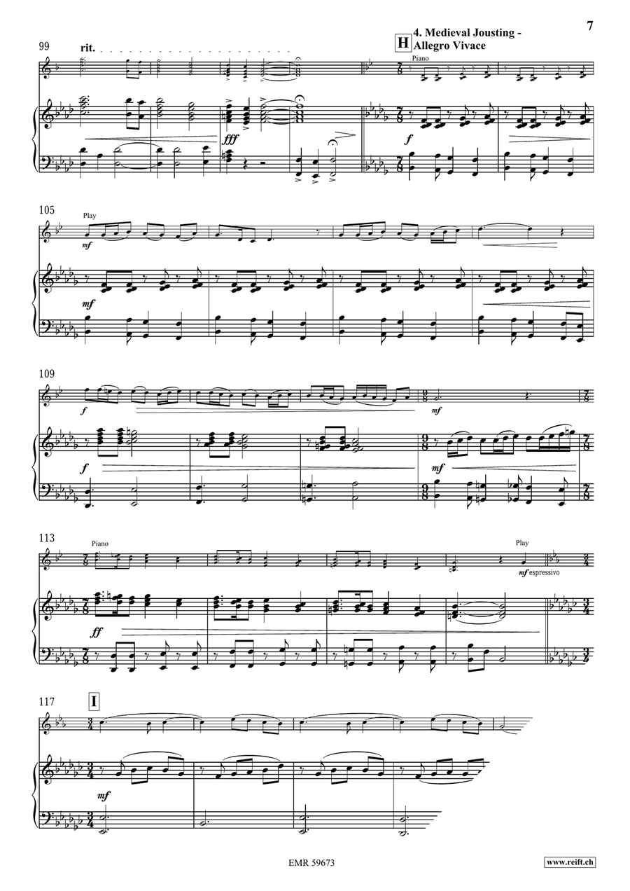 The Middle Age The Middle Age Baritone Saxophone scores gallery preview page 9