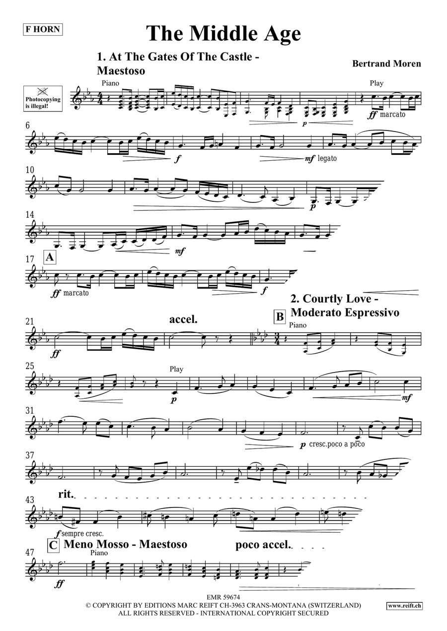 The Middle Age The Middle Age Horn scores gallery preview page 4