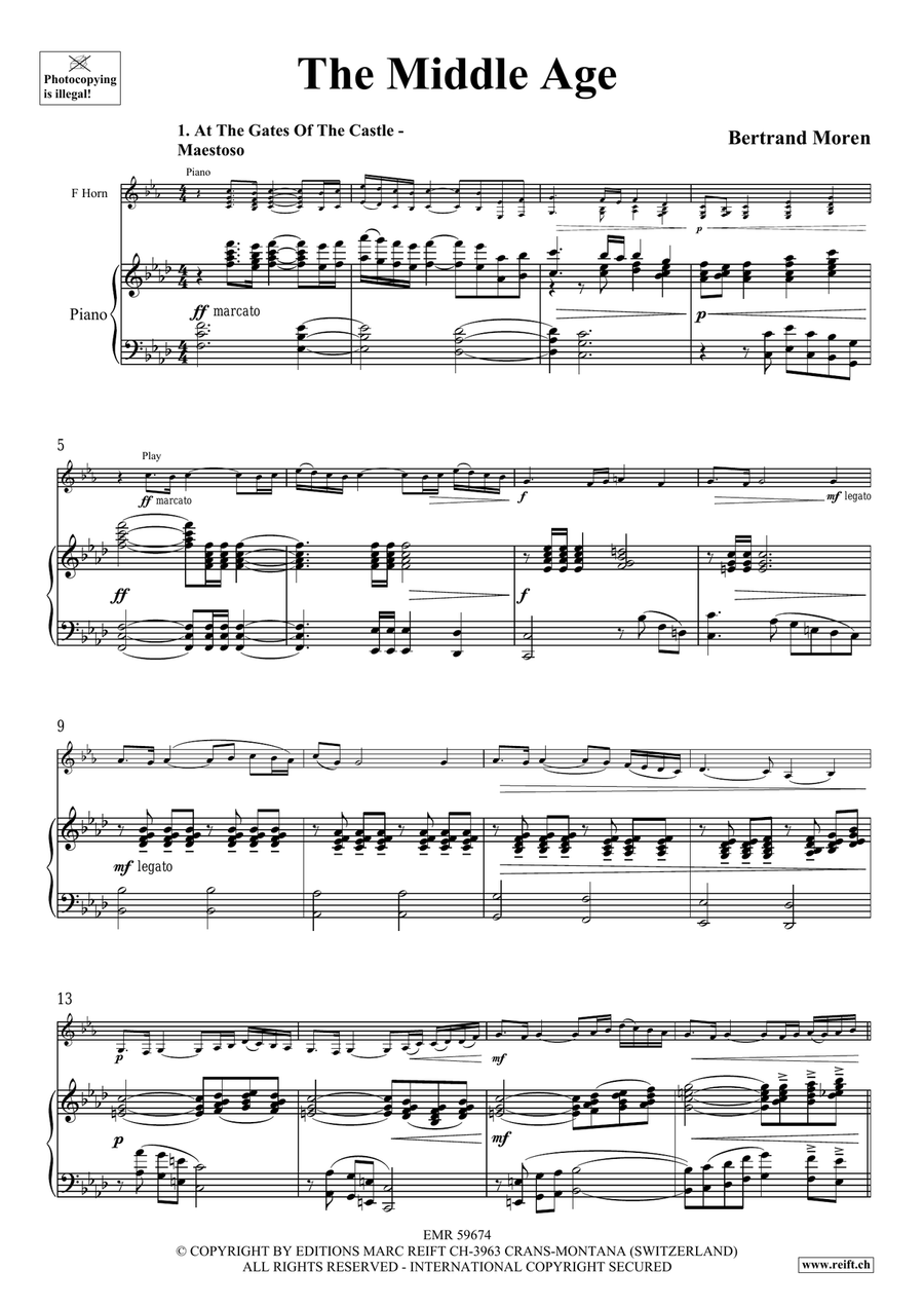 The Middle Age The Middle Age Horn scores gallery preview page 5