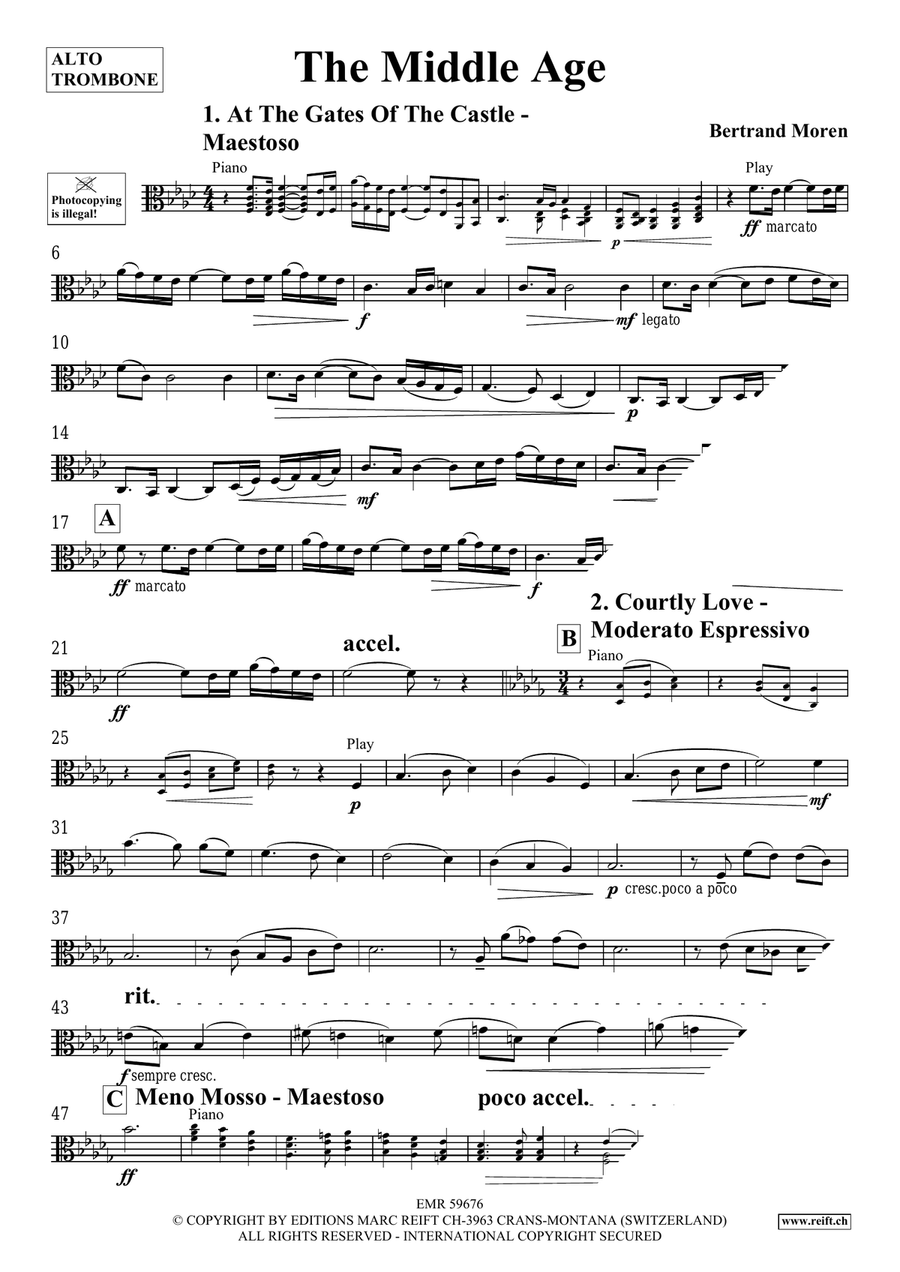 The Middle Age The Middle Age Piano Accompaniment scores gallery preview page 4