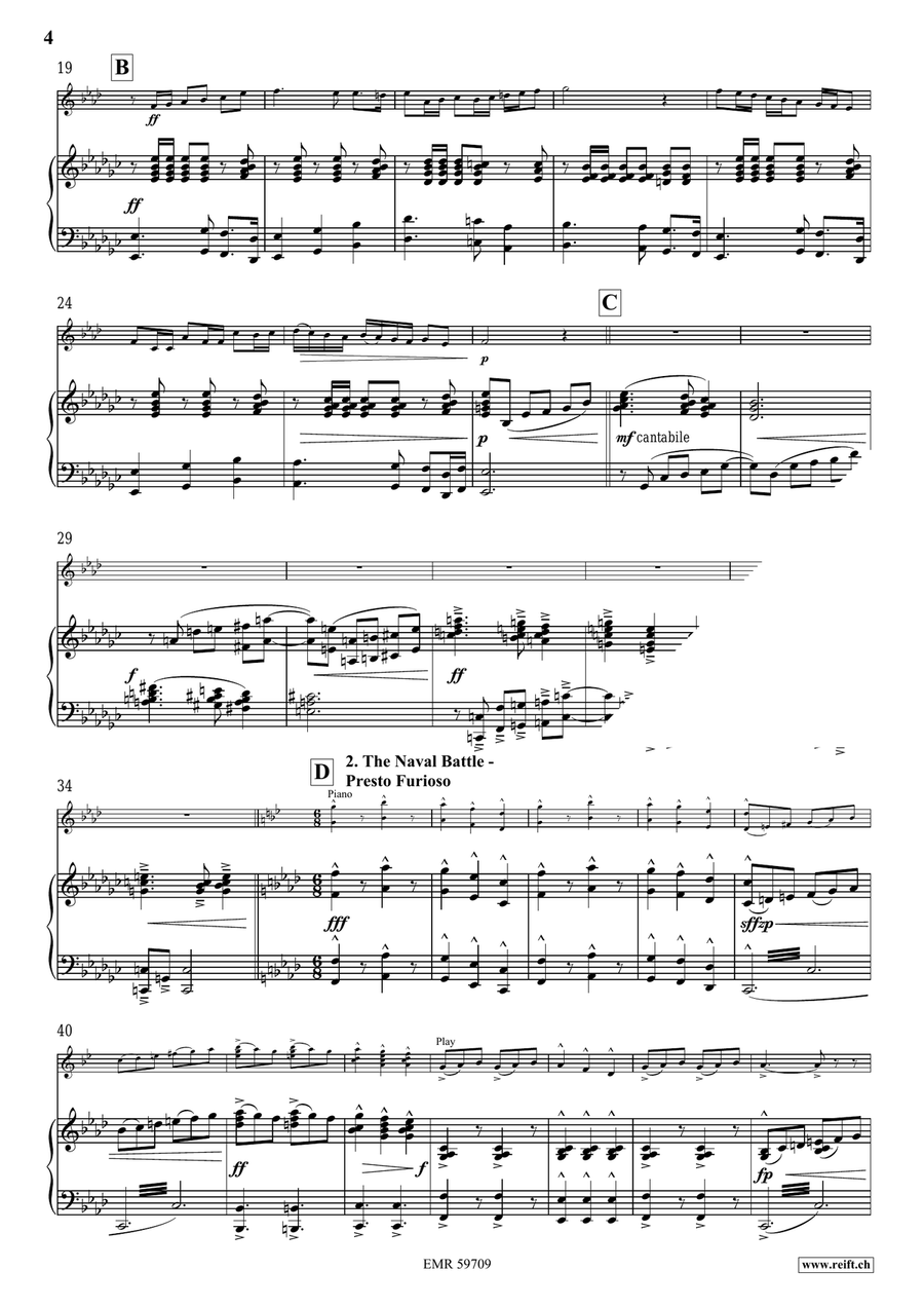 The Conquest Of The Oceans Euphonium scores gallery preview page 6