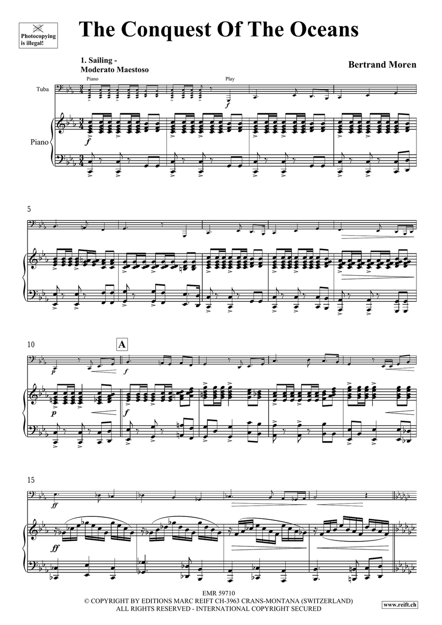 The Conquest Of The Oceans Tuba scores gallery preview page 5