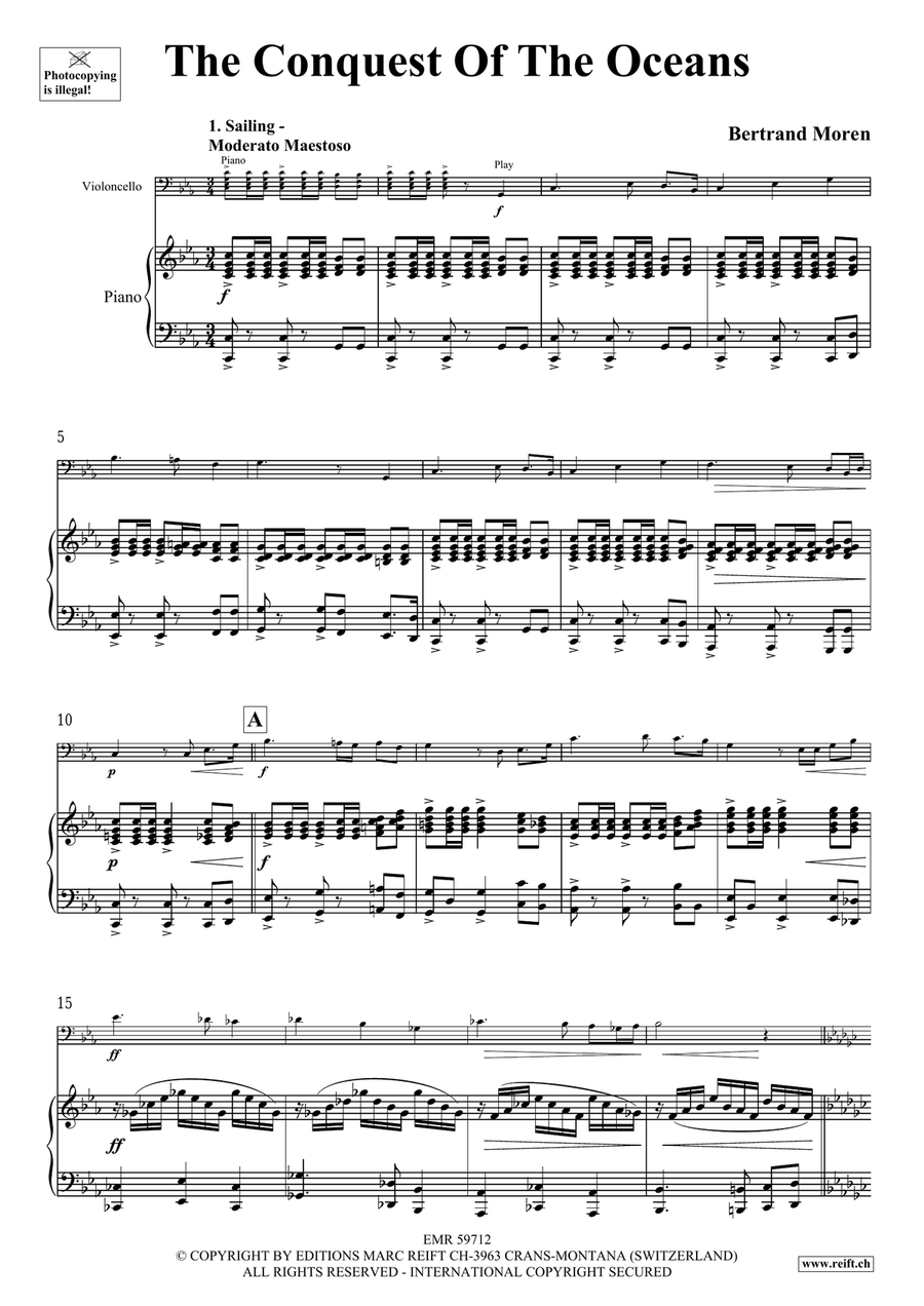 The Conquest Of The Oceans Piano Accompaniment scores gallery preview page 5