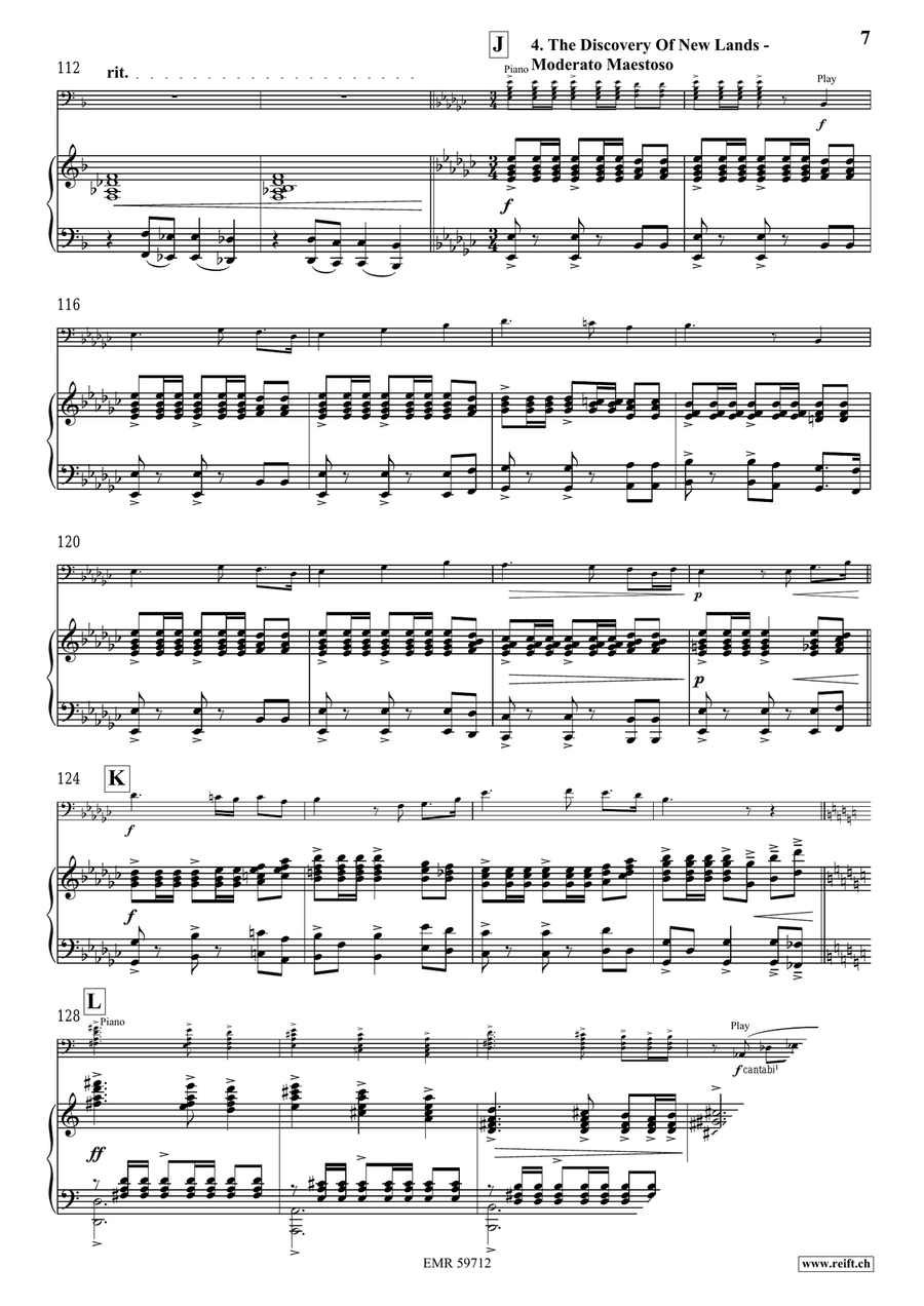 The Conquest Of The Oceans Piano Accompaniment scores gallery preview page 9