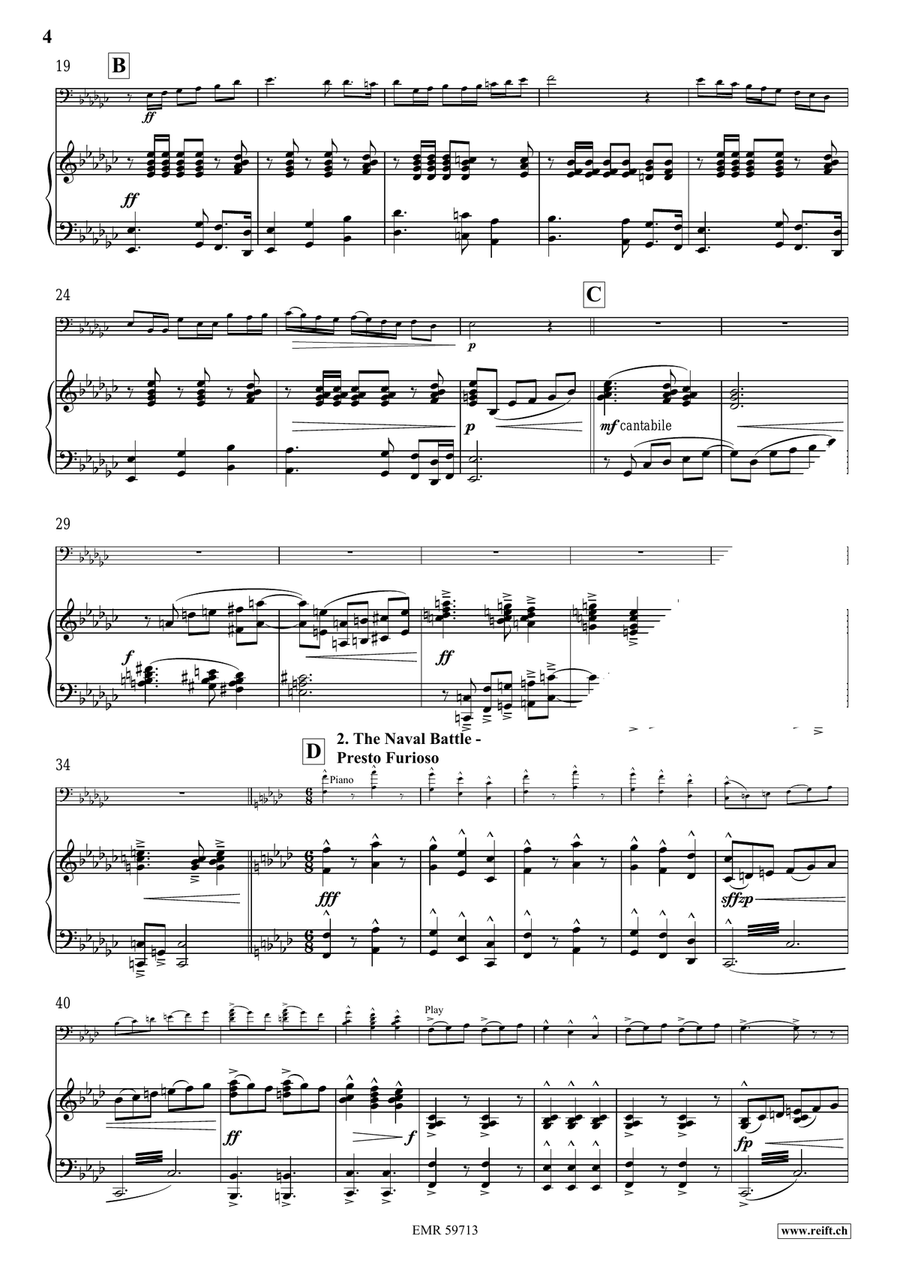 The Conquest Of The Oceans Double Bass scores gallery preview page 6