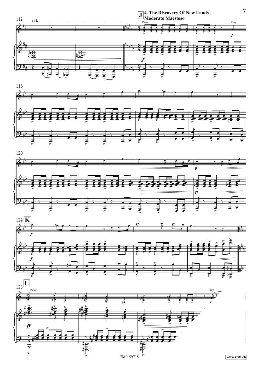 The Conquest Of The Oceans Flute Solo scores gallery preview page 9