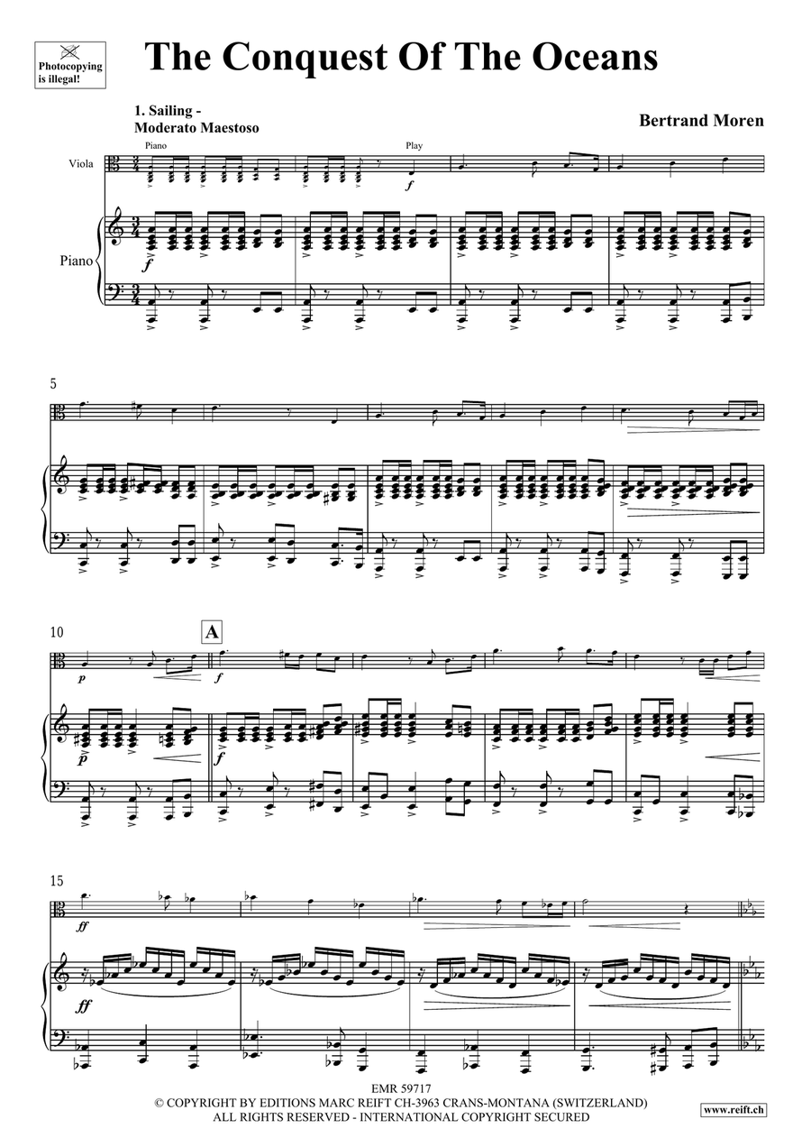 The Conquest Of The Oceans Piano Accompaniment scores gallery preview page 5
