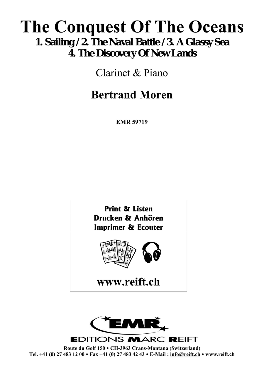 The Conquest Of The Oceans Clarinet Solo scores gallery preview page 2