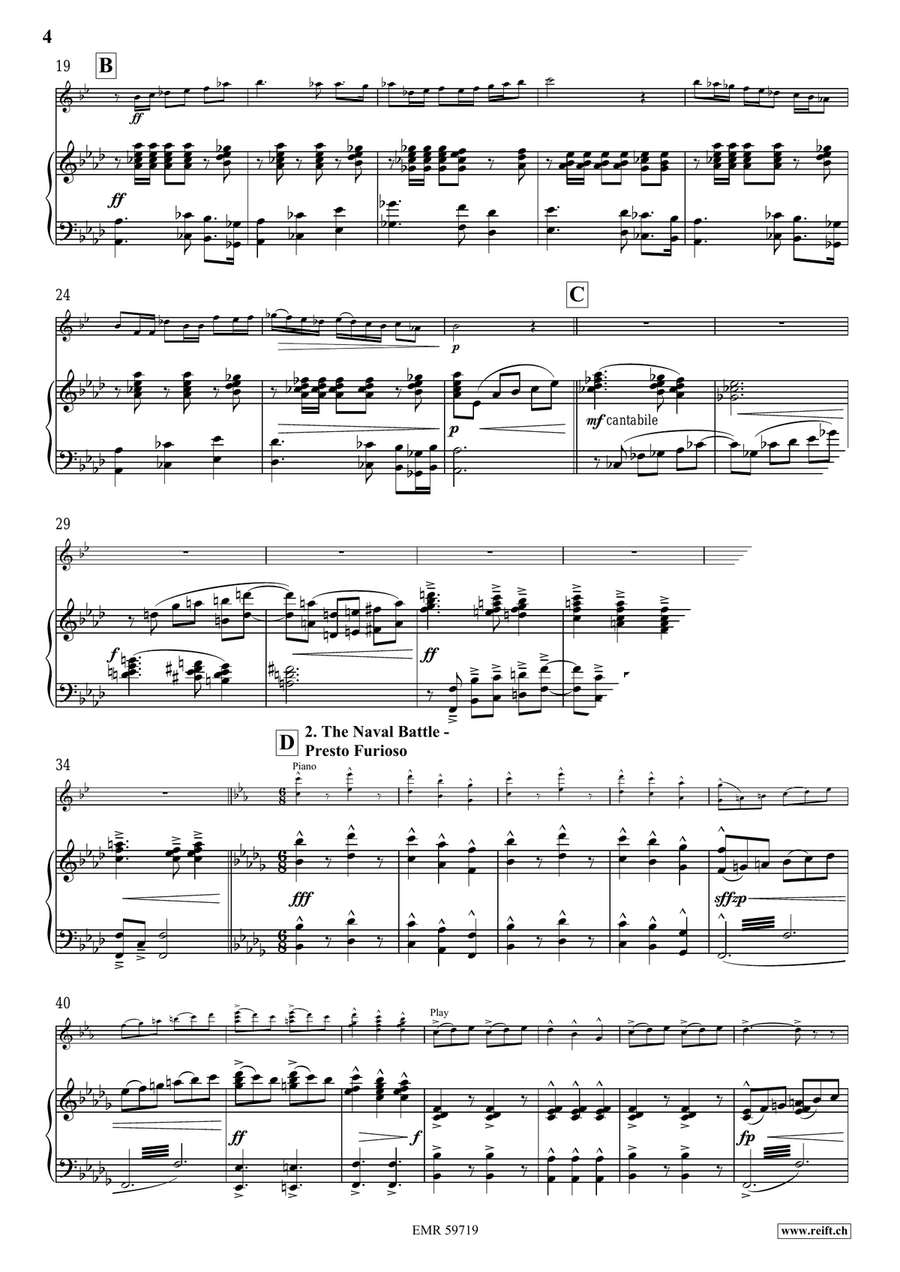 The Conquest Of The Oceans Clarinet Solo scores gallery preview page 6