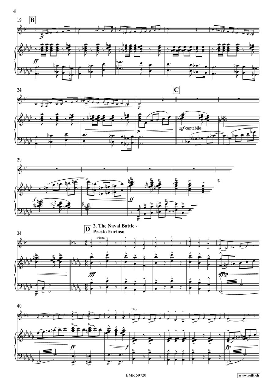 The Conquest Of The Oceans Bass Clarinet scores gallery preview page 6