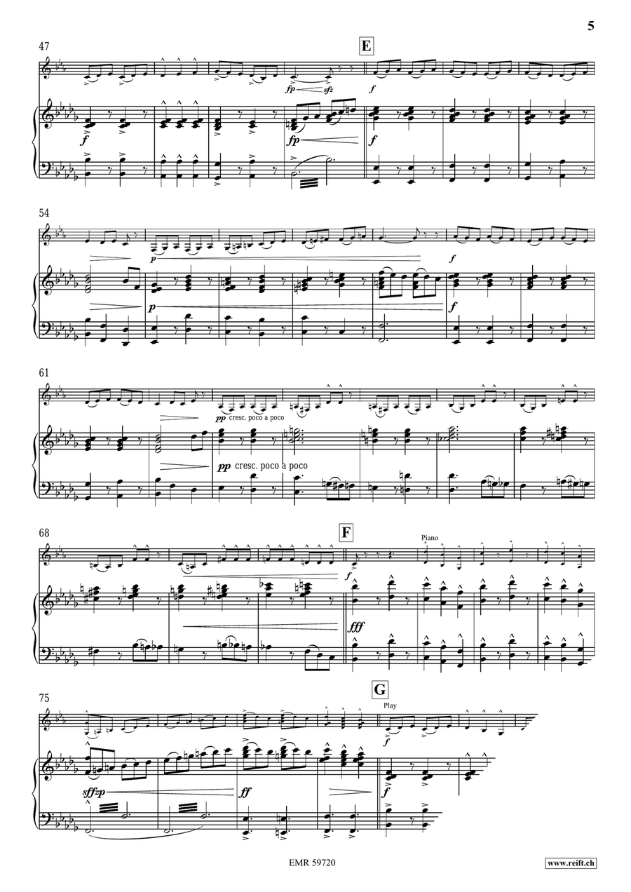 The Conquest Of The Oceans Bass Clarinet scores gallery preview page 7