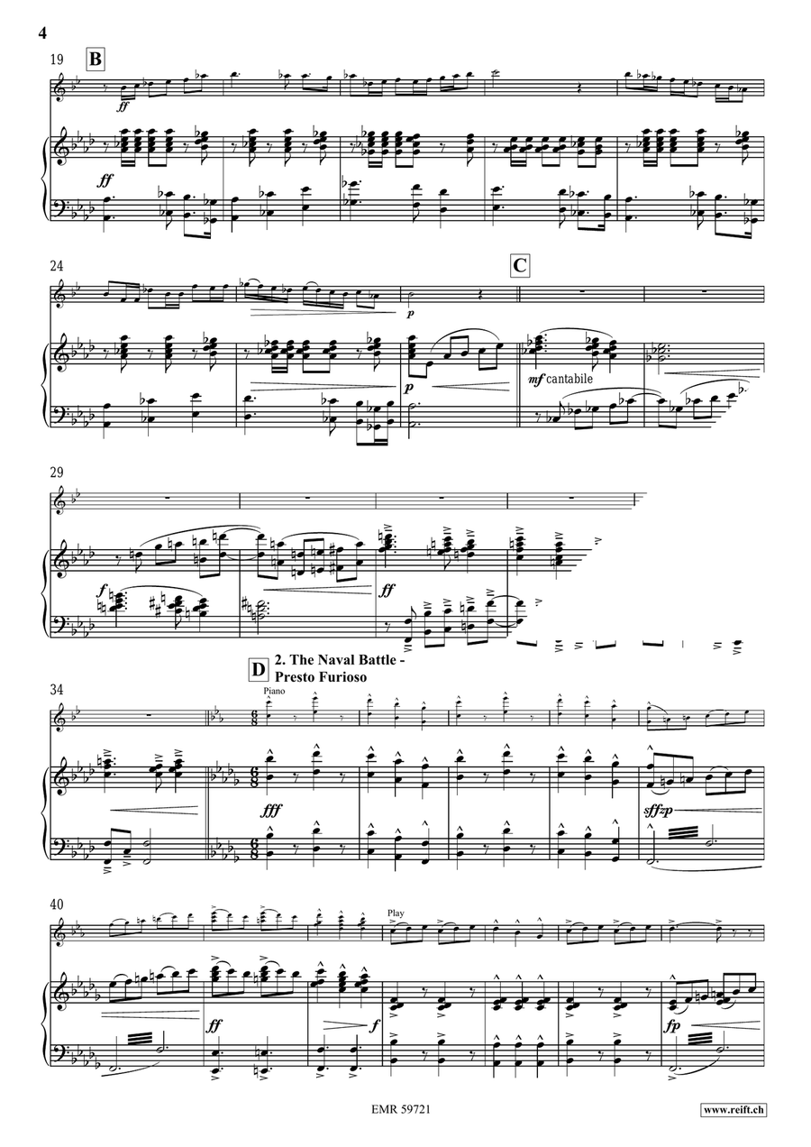 The Conquest Of The Oceans Soprano Saxophone scores gallery preview page 6
