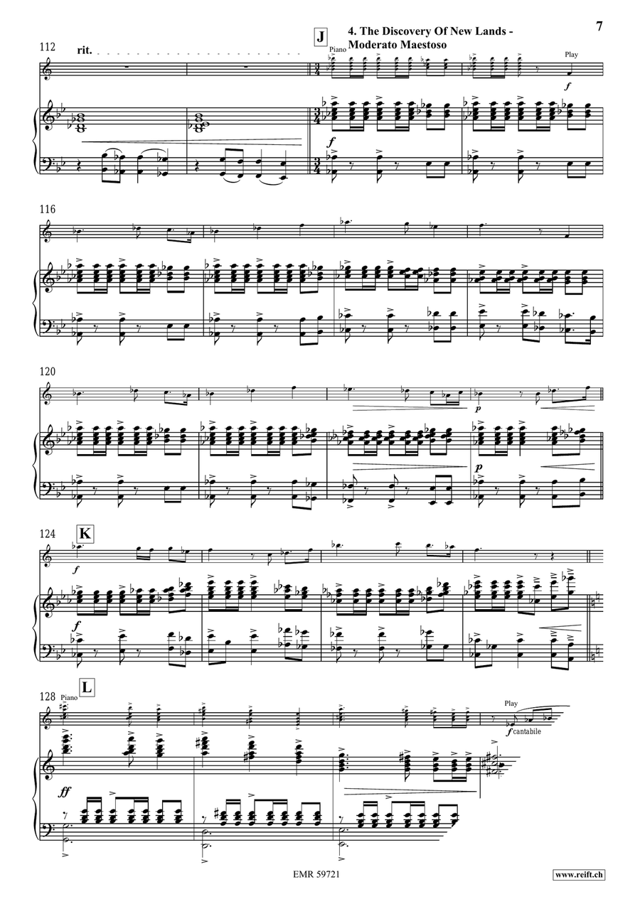 The Conquest Of The Oceans Soprano Saxophone scores gallery preview page 9