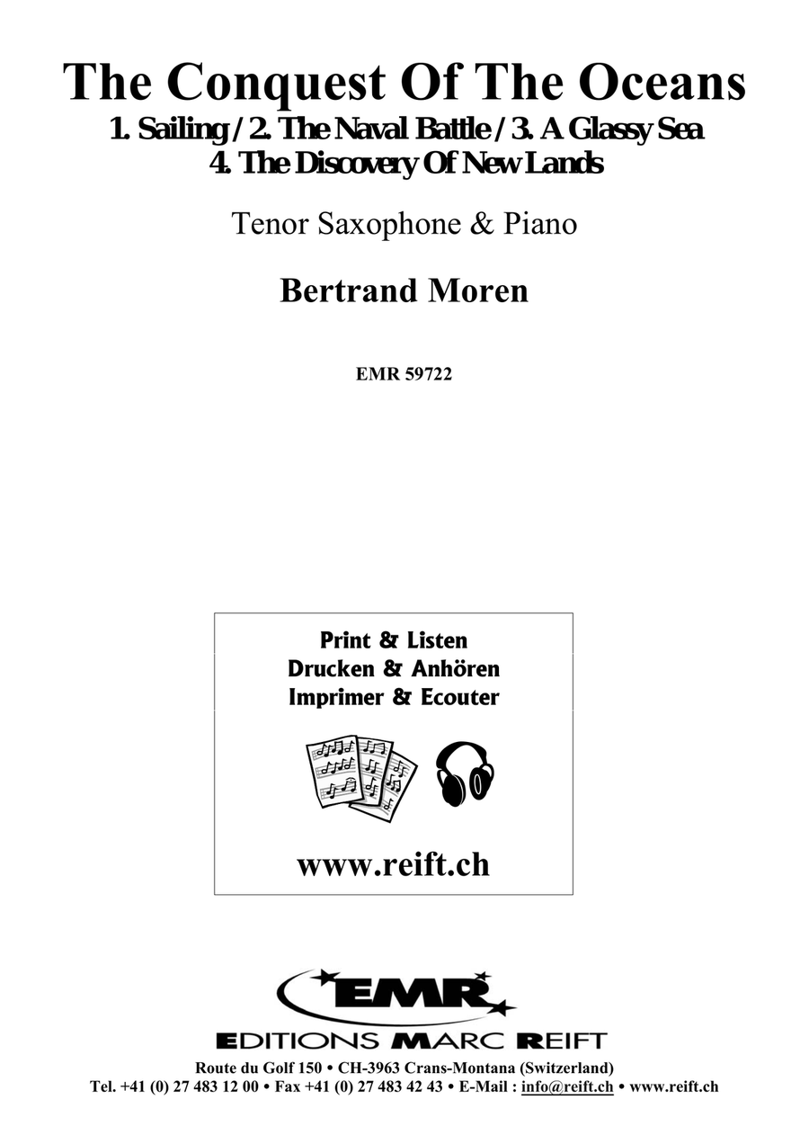 The Conquest Of The Oceans Tenor Saxophone scores gallery preview page 2