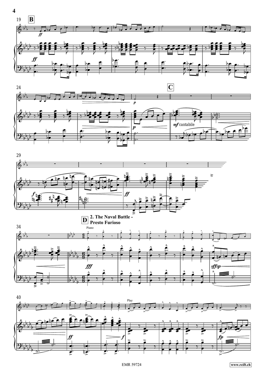 The Conquest Of The Oceans Horn scores gallery preview page 6
