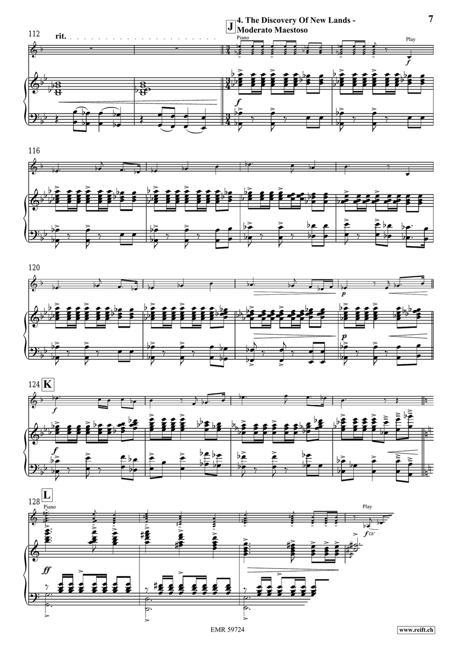 The Conquest Of The Oceans Horn scores gallery preview page 9