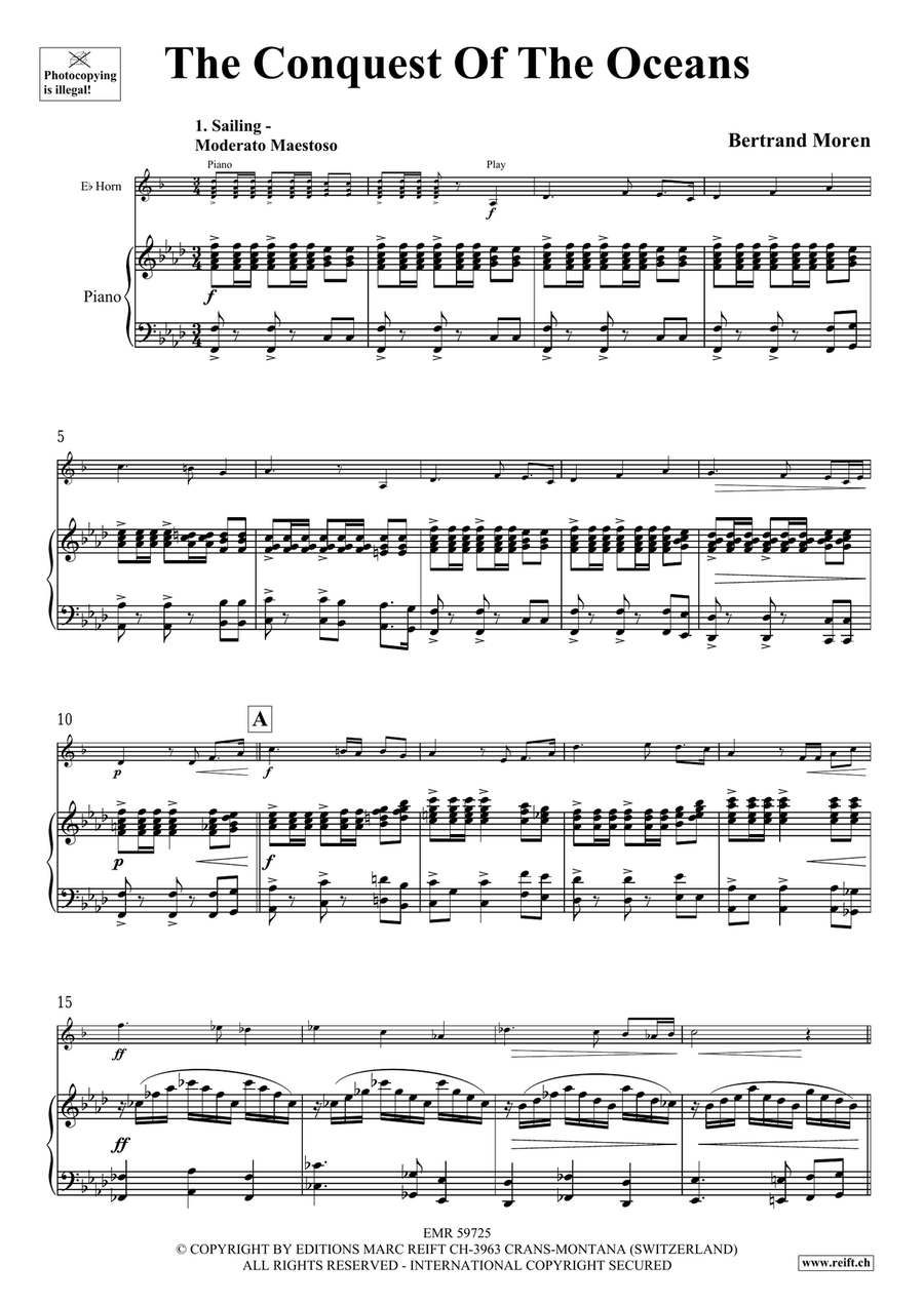 The Conquest Of The Oceans Horn scores gallery preview page 5