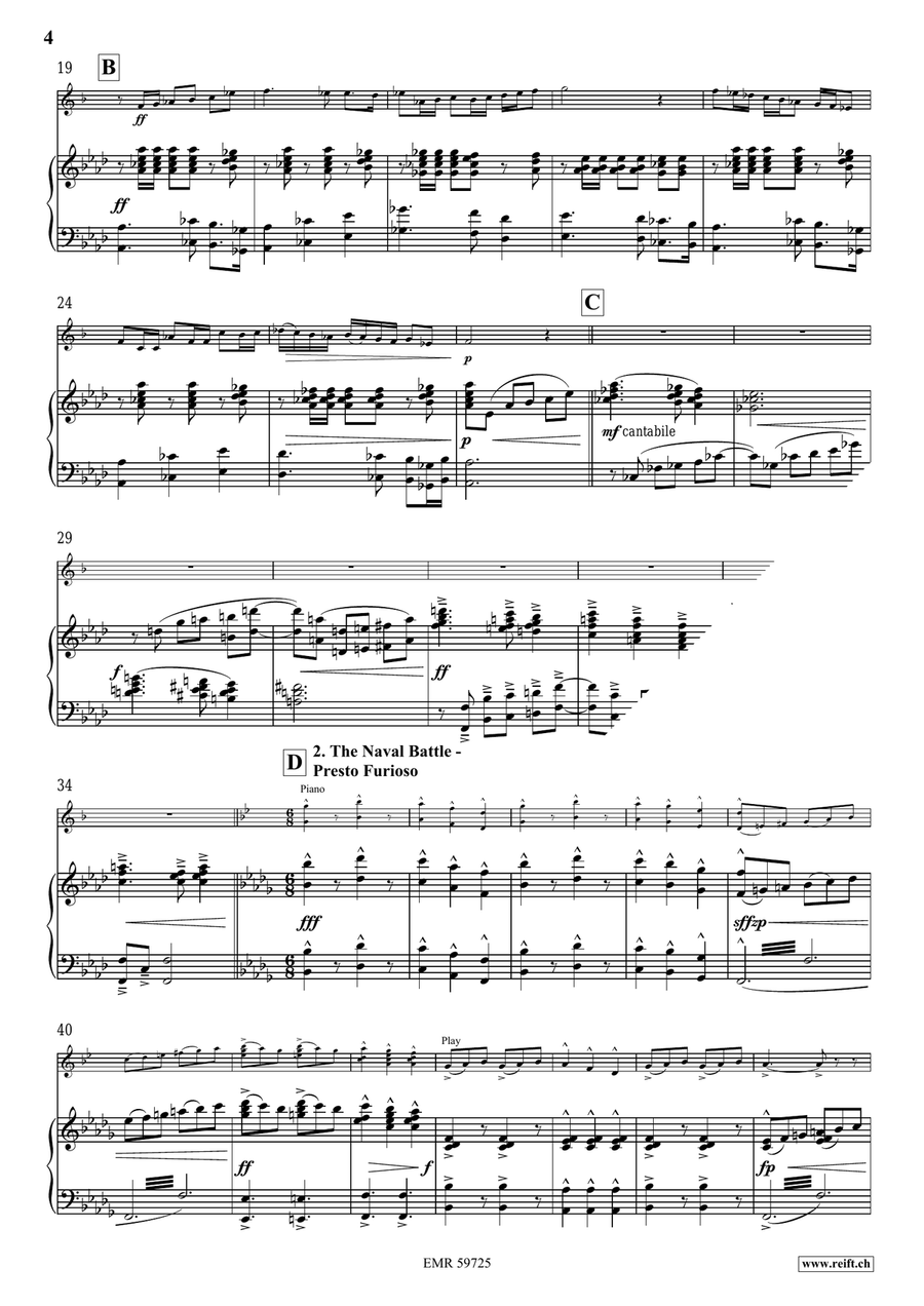 The Conquest Of The Oceans Horn scores gallery preview page 6