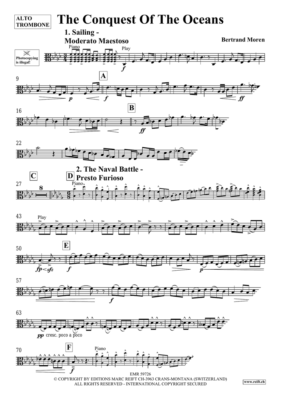 The Conquest Of The Oceans Piano Accompaniment scores gallery preview page 4